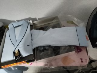 Pijama Rayas Azul Hombre