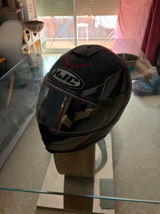 Casco Moto HJC IS-17 Negro/Gris/Rojo Talla M