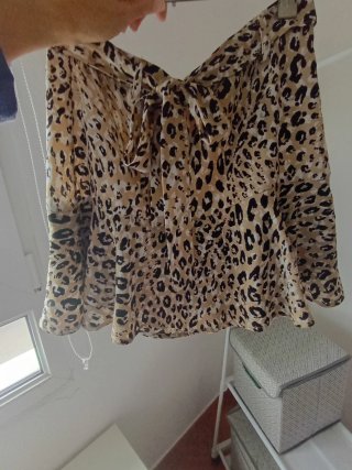 Falda pantalón Stradivarius animal print Talla M