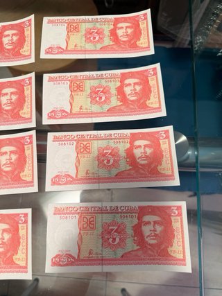 12 Billetes 3 Pesos Cuba 2005 Che Guevara