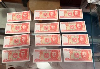 12 Billetes 3 Pesos Cuba 2005 Che Guevara