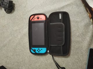 Nintendo Switch + funda + dos mandos