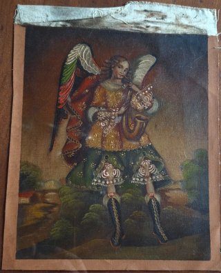 Lienzo Cuzqueño Arcángel