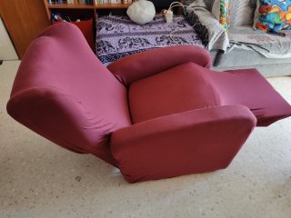 Sillón reclinable con masajeador