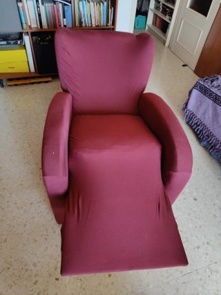 Sillón reclinable con masajeador