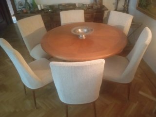 6 Sillas Comedor Tapizadas Imperio