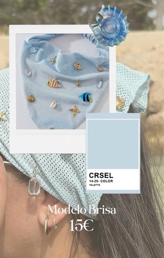 Pañuelo/bandana de verano hecho a mano