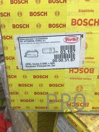 Faro derecho opel vectra a