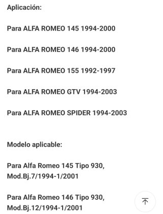 Intermitentes Laterales Alfa Romeo GTV, 145 y más