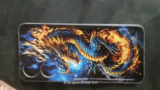 Funda Móvil Redmi Dragón Fuego Azul