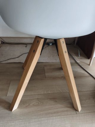 Escritorio y Silla Roble/Blanco
