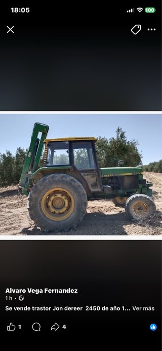 Tractor John Deere 2450