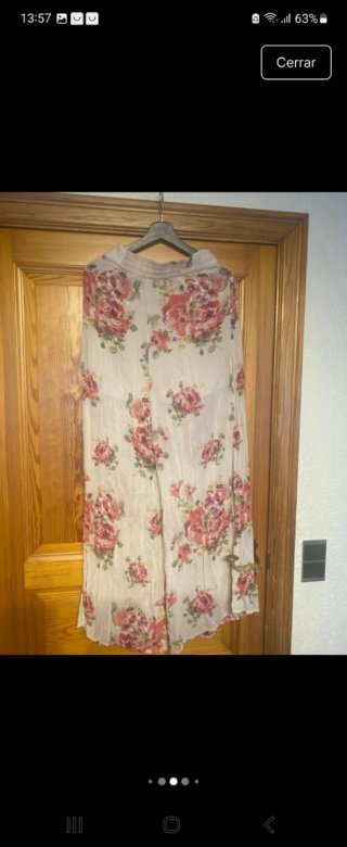 Conjunto Zara gasa estampado floral