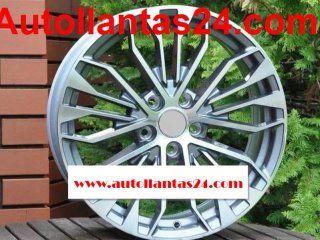 Juego 4 llantas para audi abu dabi gris 18 r169036