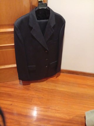 Traje de hombre gris marengo con chaleco Talla XL