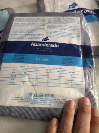 Calzoncillos Abanderado Classic Talla 48