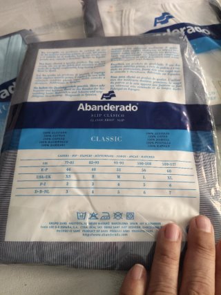 Calzoncillos Abanderado Classic Talla 48