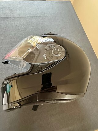 Casco HJC Negro Pinlock Visor Solar Funda