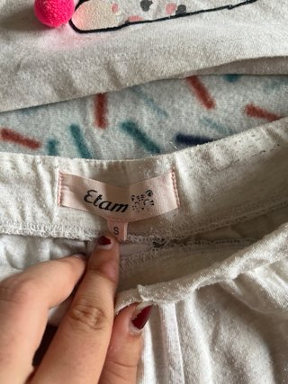 Pijama Etam Gato Beige Talla S