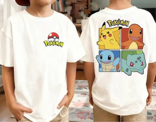 Camiseta Pokémon Talla S (160cm)