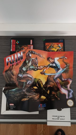 Super Nintendo Saber Run - PAL Version