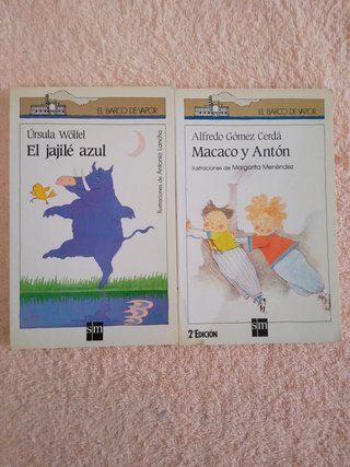 LOTE (V) DE 10 LIBROS EL BARCO DE VAPOR (blancos)