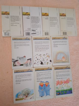 LOTE (V) DE 10 LIBROS EL BARCO DE VAPOR (blancos)