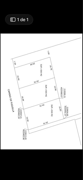 Parcela rústica en Roche (Conil de la Fra) 500m2