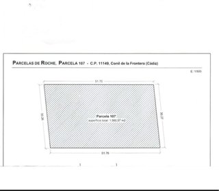 Parcela rústica en Roche (Conil de la Fra) 500m2