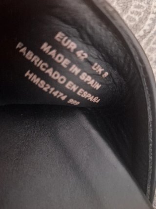 Chanclas negras cruzadas 42