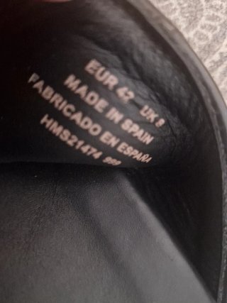 Chanclas negras cruzadas 42