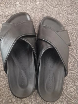 Chanclas negras cruzadas 42