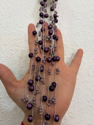 Collar de 1000 vueltas morado