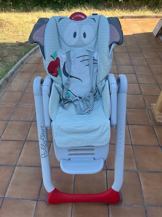 Trona infantil con estampado de manzana