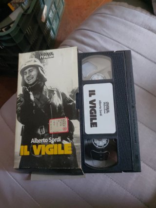 VHS Il Vigile Alberto Sordi Cinema Italia