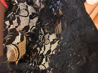 Top Guess Negro Encaje