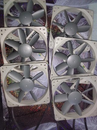 Pack 6 Ventiladores Noctua Redux 120mm
