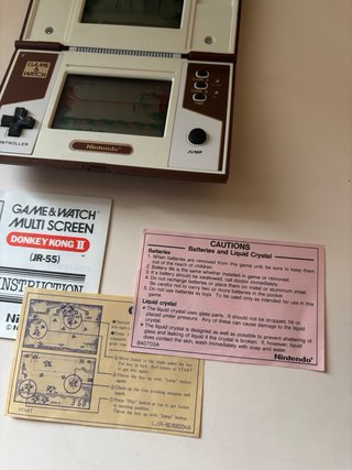 Nintendo Game & Watch Donkey Kong II JR-55 1983