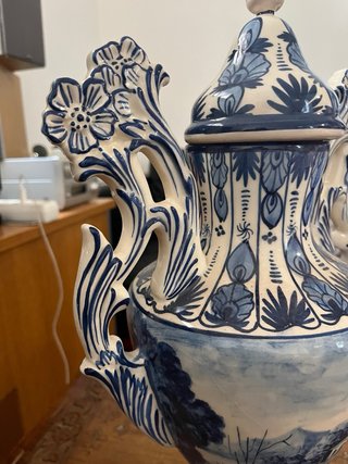 Jarrón/Ánfora tipo Talavera del Rey 47x28