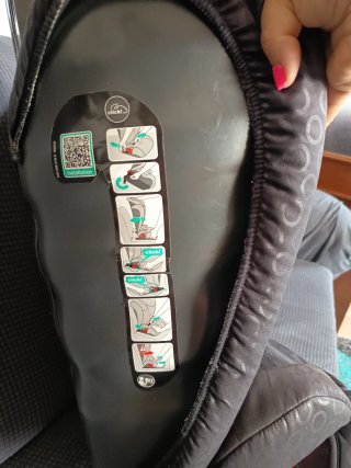 Silla  para coche bebé sujeción marca Romer