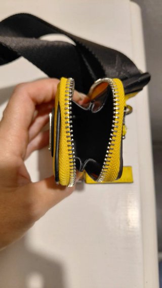 Borsa a forma Triangolare Gialla