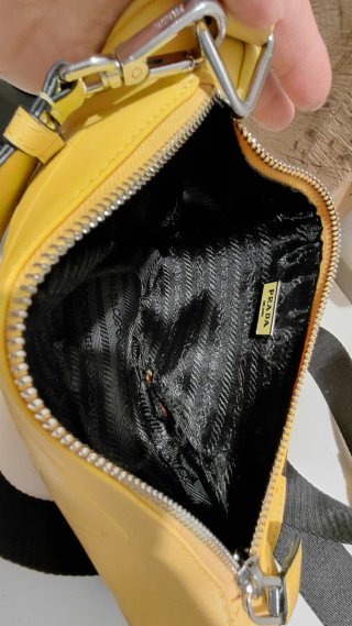 Borsa a forma Triangolare Gialla