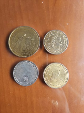 Lote 4 Monedas réplicas!
