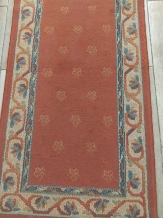 2 Alfombras pequeña decorativa 110x57
