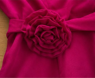 Vestido largo La Musa fucsia talla 42
