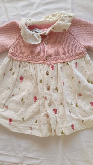 Vestido Pangasa bebé 3 meses