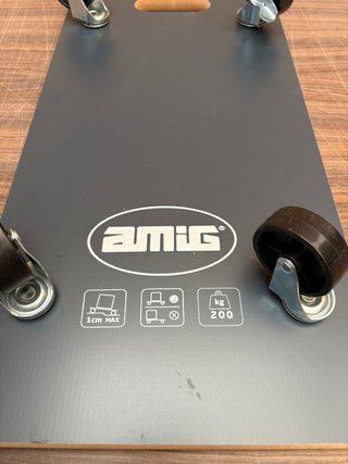 Plataforma Carga Ruedas Amig 200KG 58x29 cm