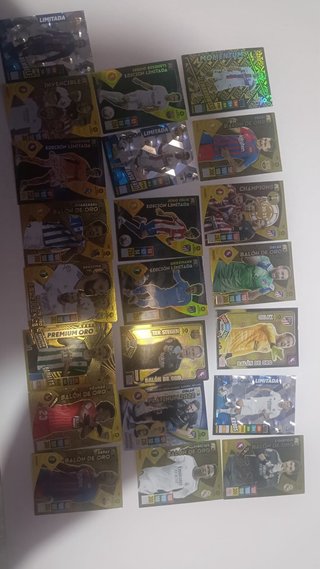 Colección cromos fútbol edición limitada