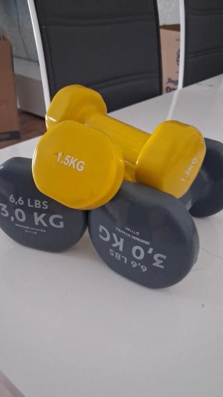 Mancuernas 1.5 kg y 3 kg (2x)
