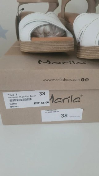 Sandalias Marila Tacon Mujer Talla 38